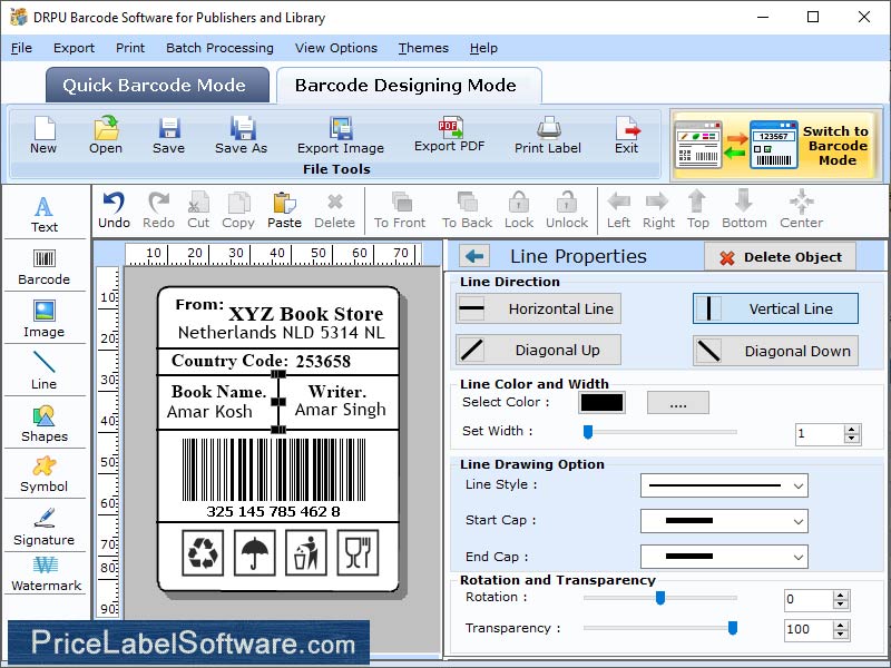 Book Barcode Maker software